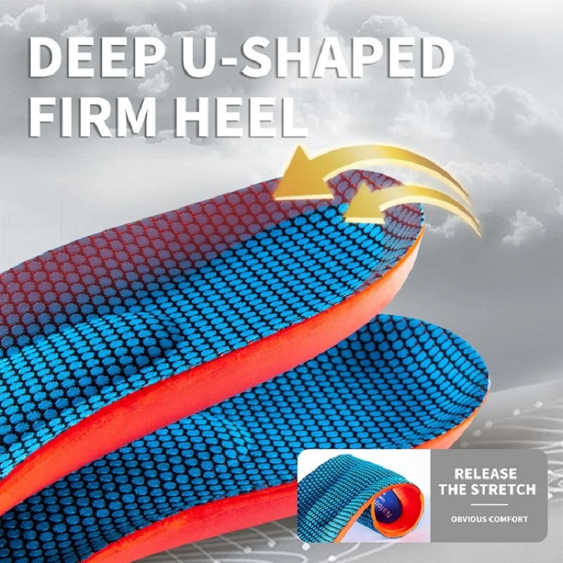Semelles orthopédiques de Sport pour pieds hommes femmes EVA respirant chaussures d'absorption des chocs semelle intérieure pour la course à pied basket-ball Sport coussinets de soins
