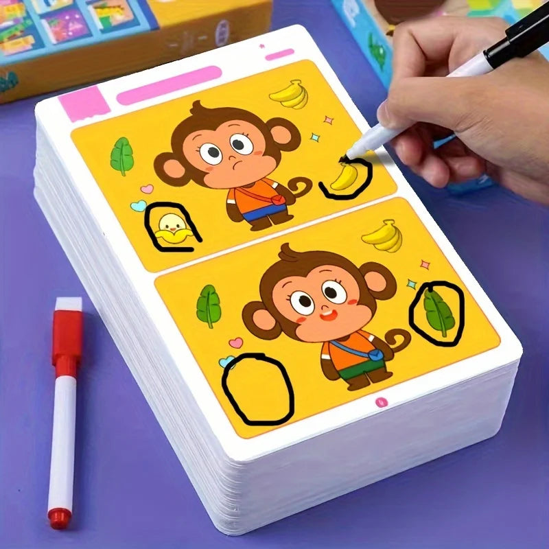 Un jeu éducatif de détection de pannes : du papier effaçable réutilisable pour développer la concentration et l’attention
