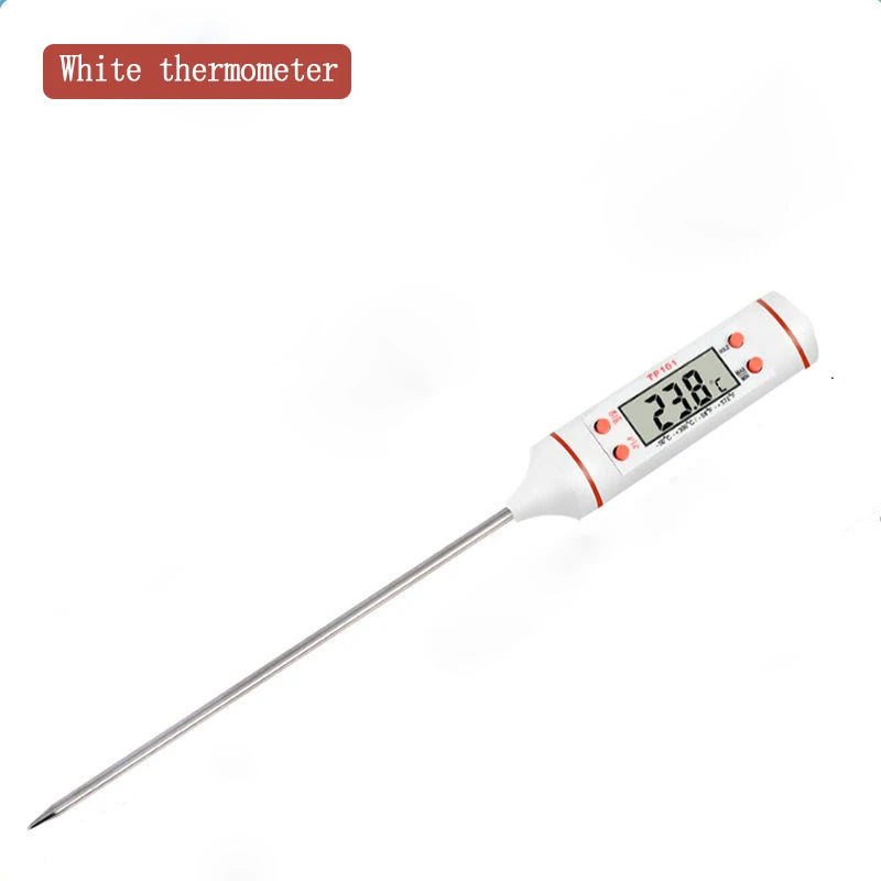 Thermomètre numérique de cuisine pour aliments et pâtisserie, à sonde électronique, avec affichage numérique, pour grillades liquides