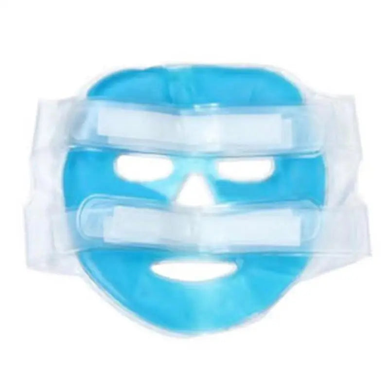 Masque facial en gel froid compresse glacée bleu pour le visage complet Froid hydratant avec un compresse de relaxation Faicial Pack