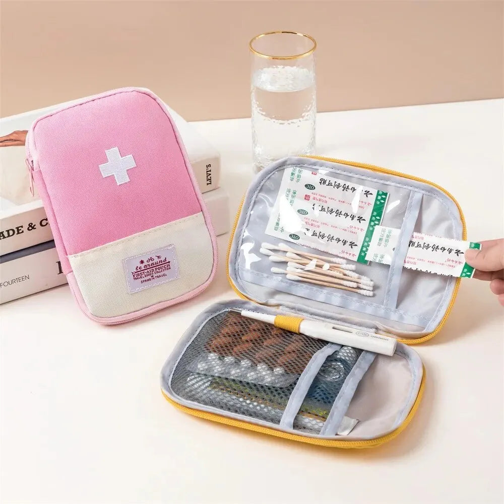 Sac de rangement médical Portable 3 pièces/ensemble, Kit de premiers secours d'urgence en Camping, organisateur, étui à pilules de voyage en plein air à domicile