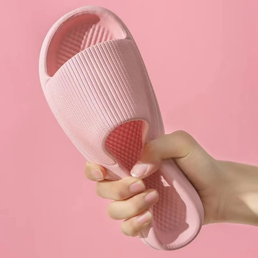 Soft Sole Massage Shower Shoes for Women Men Couples Waterproof Non-slip Home Leisure Fashion Bathroom Slippers
