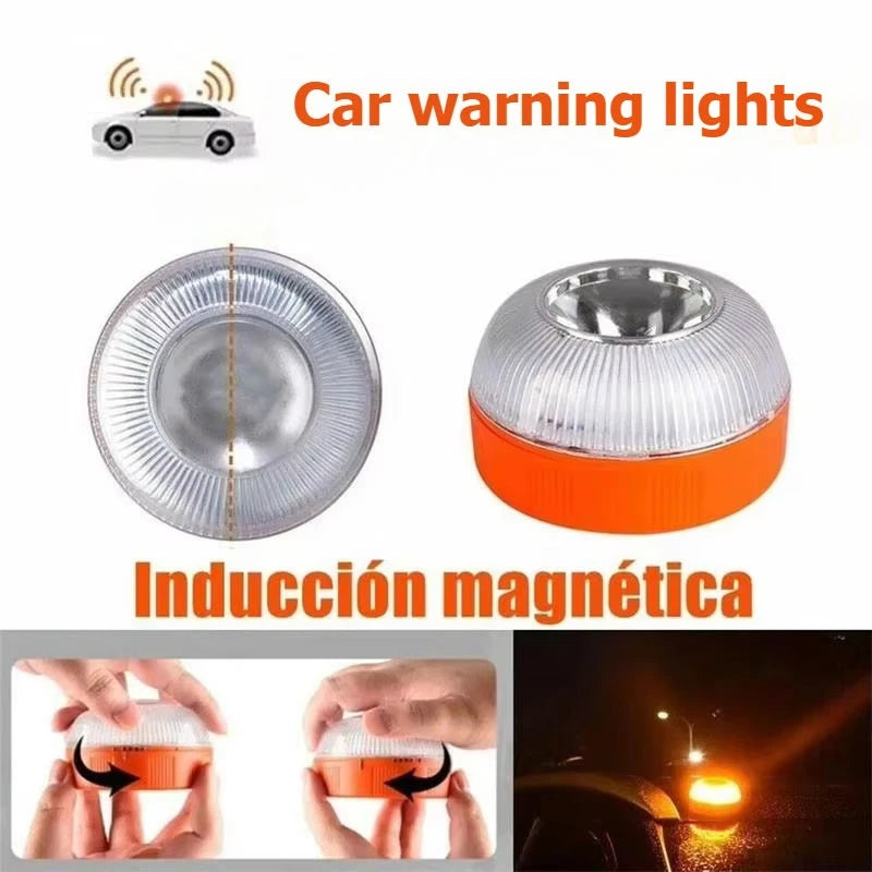 Lumière stroboscopique Led d'avertissement de voiture, lumière d'urgence Portable à Induction magnétique, lumière d'accident de route, accessoire de sécurité, lumière clignotante