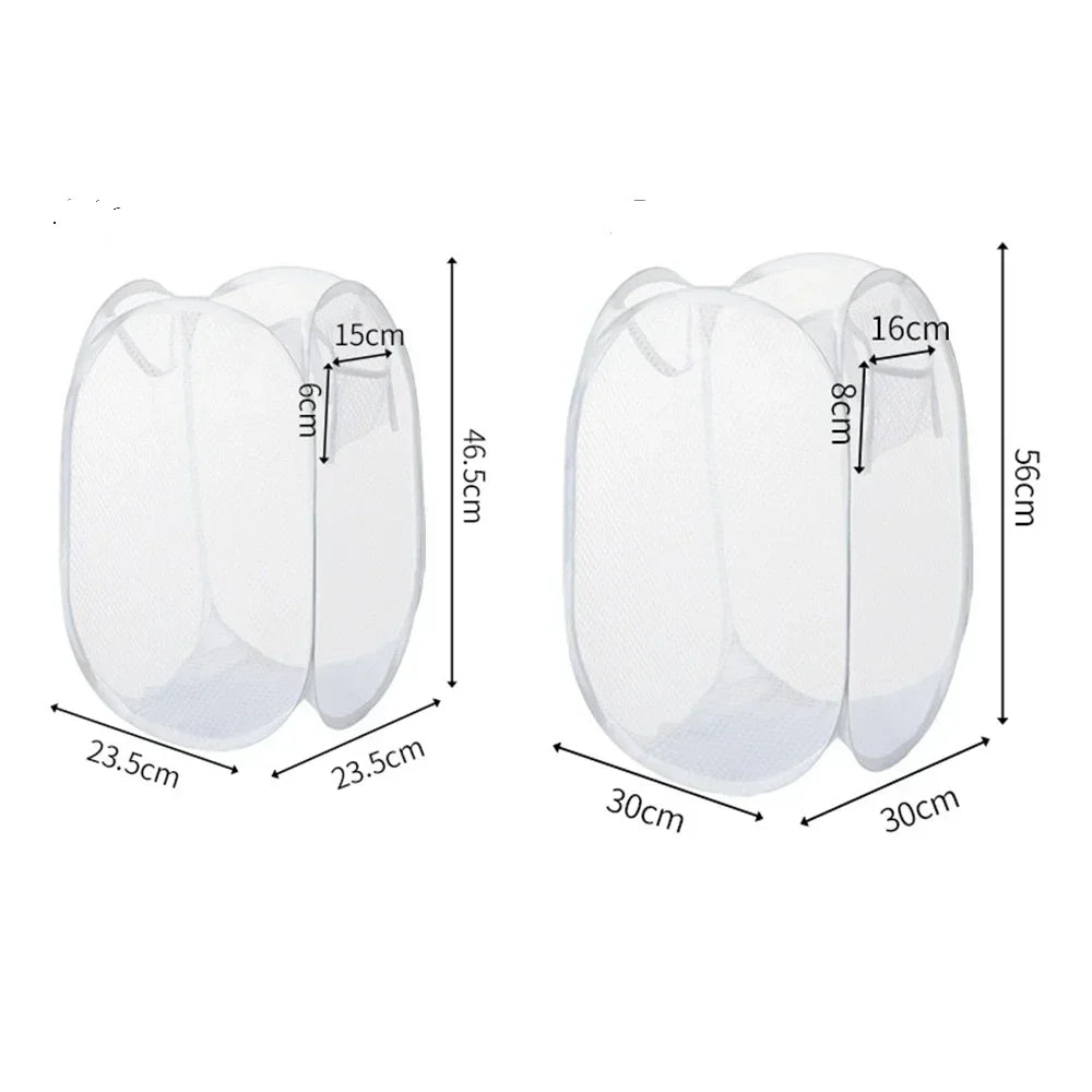 Panier à vêtements sales squelette ventilé, pliable, rangement facile, Portable, grande capacité