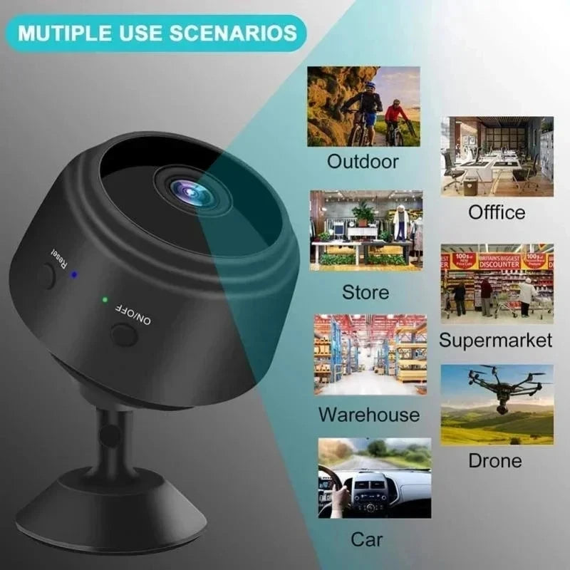 A9 Wifi Mini caméra 1080P surveillance de sécurité sans fil Vision nocturne à distance Surveillance vidéo maison intelligente Mini DV caméra HD