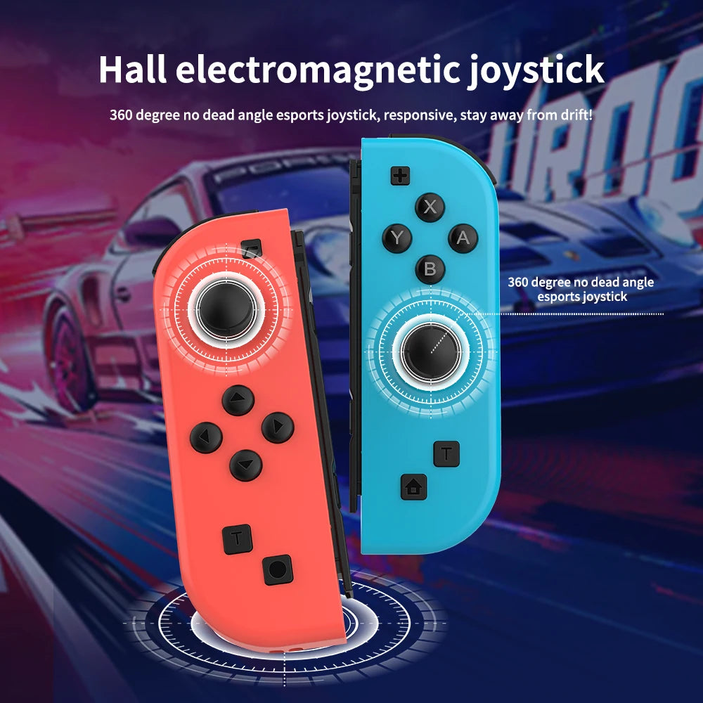 Manette Joy-Con pour Nintendo Switch, manette de jeu sans fil, fonction de réveil turbo