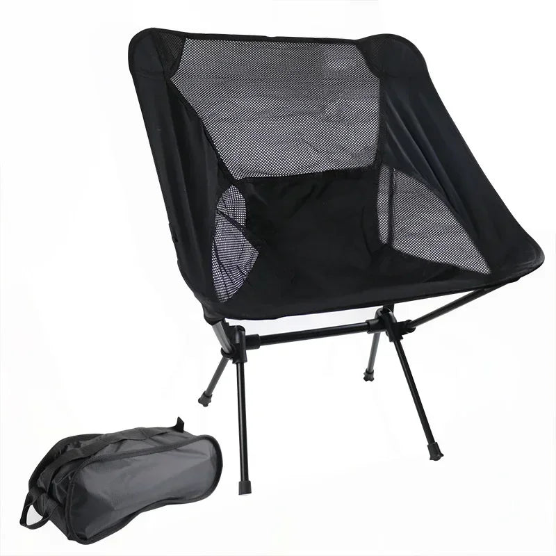Chaises pliantes portables d'extérieur, idéales pour la plage, les barbecues, les voyages, la randonnée et les pique-niques. Faciles à transporter et pratiques