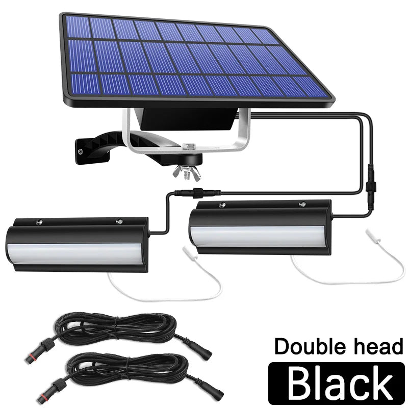 Lumières solaires lumière solaire intérieure extérieure de hangar avec interrupteur à fil de traction suspension solaire pour Patio porche grange maison de ferme avec ligne