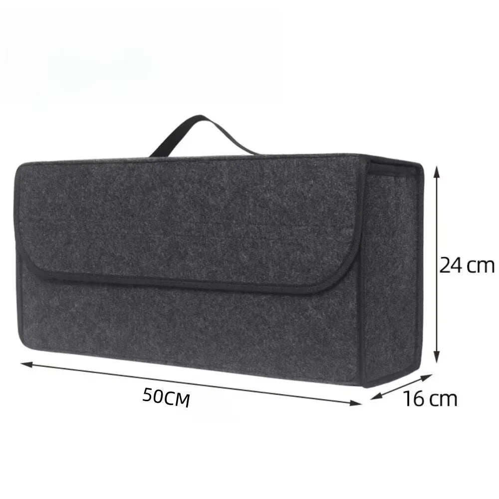 Organisateur de coffre de voiture pliable, poignée ergonomique, pour suv/berlines/camions, tissu durable, 1 paquet
