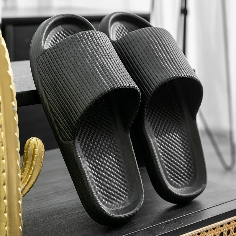 Soft Sole Massage Shower Shoes for Women Men Couples Waterproof Non-slip Home Leisure Fashion Bathroom Slippers
