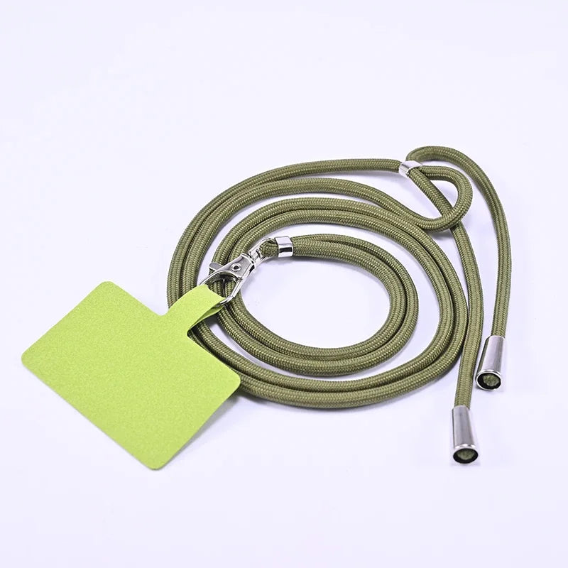 Lanière de téléphone réglable et détachable, sangle de lanière pour accessoires de chaîne de téléphone portable, sangles de cou universelles