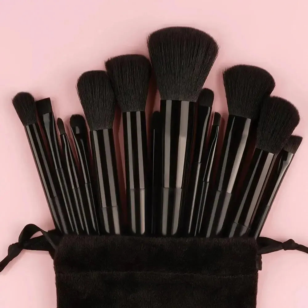 Ensemble de pinceaux de maquillage professionnels, doux et moelleux, pour fond de teint, poudre, fard à paupières, mélange Kabuki, outil de beauté