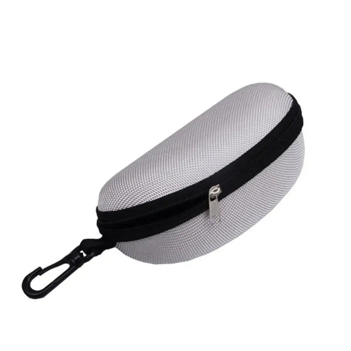 Étui à lunettes de soleil Portable, 1 pièce, protecteur en tissu Oxford dur EVA, étui à lunettes à fermeture éclair avec mousqueton, accessoires pour lunettes unisexes