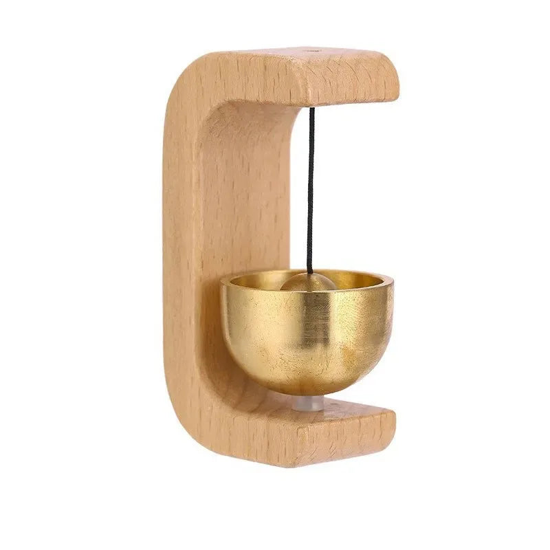 Carillons éoliens japonais en bois à suspendre, sonnette sans fil, clochette décorative pour porte d'entrée, pour l'ouverture de la maison