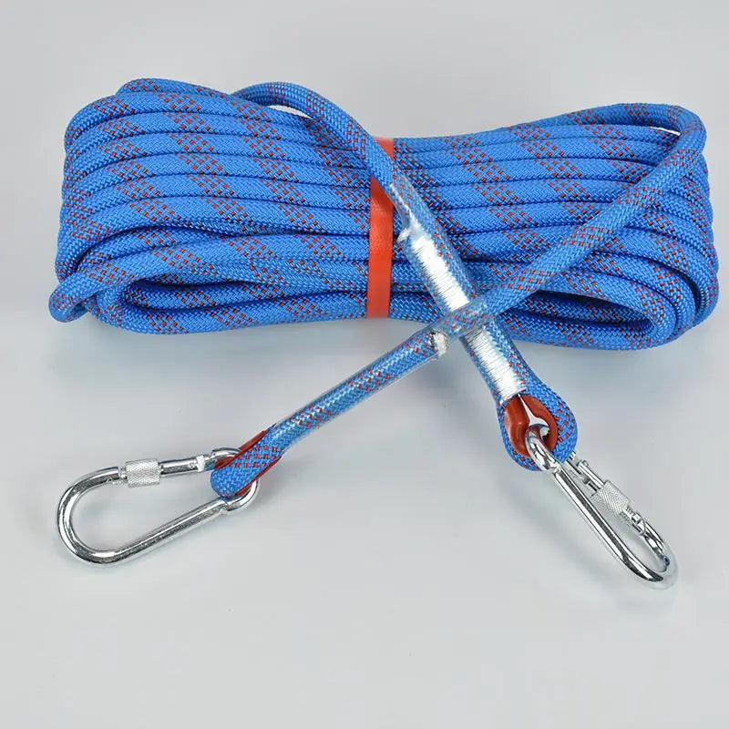 Corde de sécurité pour l'alpinisme en extérieur, corde de descente lente pour opérations en haute altitude, corde de sauvetage spéciale en polyester résistant à l'usure