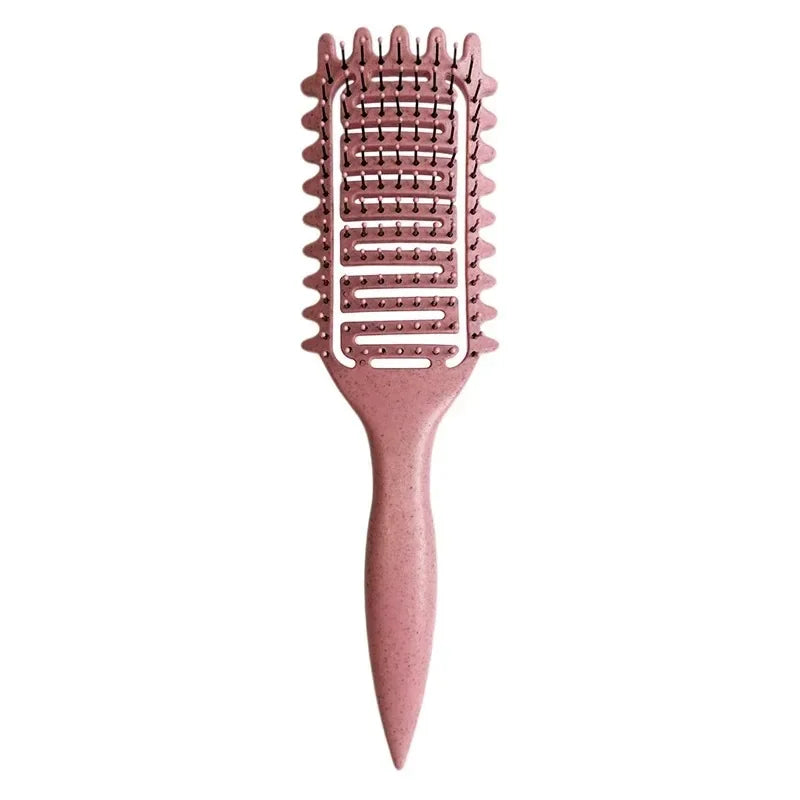 Brosse à cheveux démêlante ajourée pour définir les boucles, peigne pour cheveux emmêlés et bouclés, façonnant les boucles, outils de coiffure