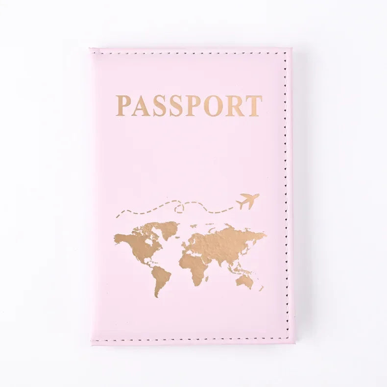 Mode Femmes Voyage Passeport Housse Étui ID Crédit Porte-Carte Accessoires De Voyage Carte Passeport Portefeuille Billet De Protection