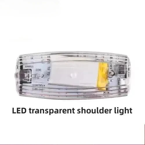 Rouge bleu LED épaule voyant d'avertissement Police épaule pince lumière assainissement travailleur Signal lampe stroboscopique sécurité patrouille alarme Flash