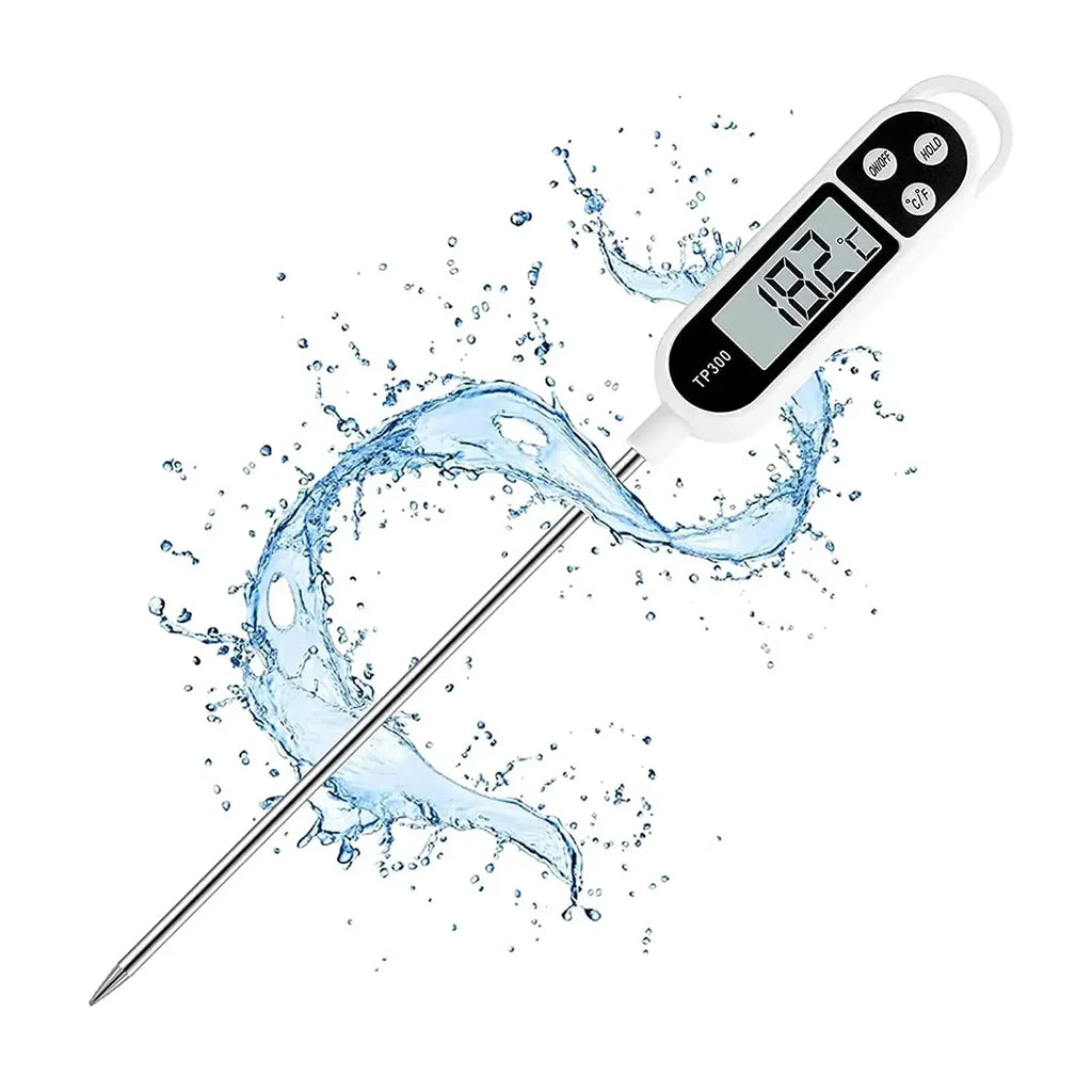 Thermomètre de cuisine numérique à lecture instantanée, sonde de température de la viande pour la cuisson des aliments au barbecue, affichage LCD