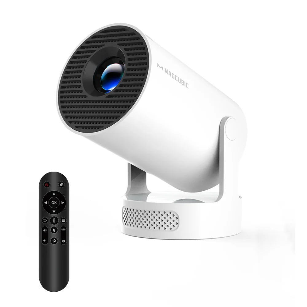Magcubic 8K HY300 Pro + Projector Built in 5W Speaker 1280*720P Android 14 8000 Lumens Wifi6 BT5.4 Outdoor Portable Projector