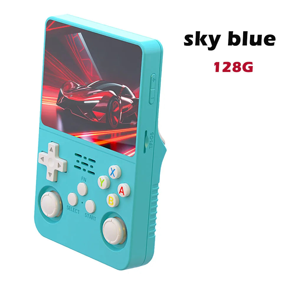 128G R36S Retro Handheld Video Game Console Linux System 3.5 Inch IPS Screen R35s Pro Portable Pocket Video Player 64GB Games