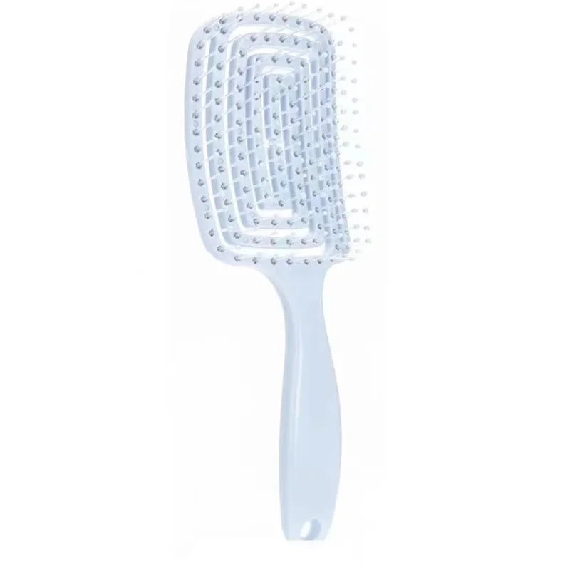 Peigne de Massage élastique ajouré, brosse à cheveux, peigne de Massage du cuir chevelu, démêlant, séchage rapide, outil démêlant, 1 pièce