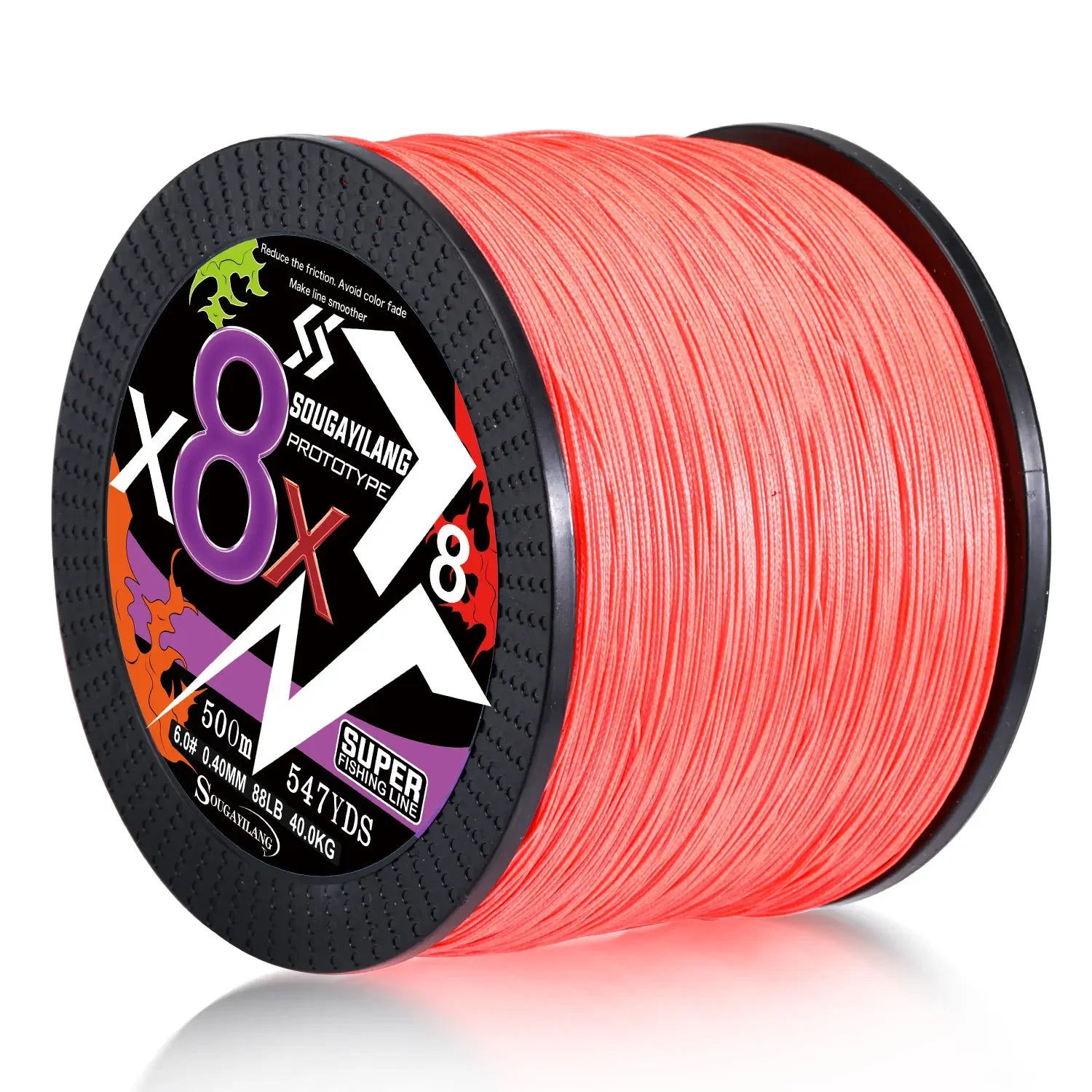 Sougayilang – ligne de pêche tressée X4 X8, 100/300/500 Max, ligne PE Multifilament, pour bar, brochet, carpe, accessoires de pêche