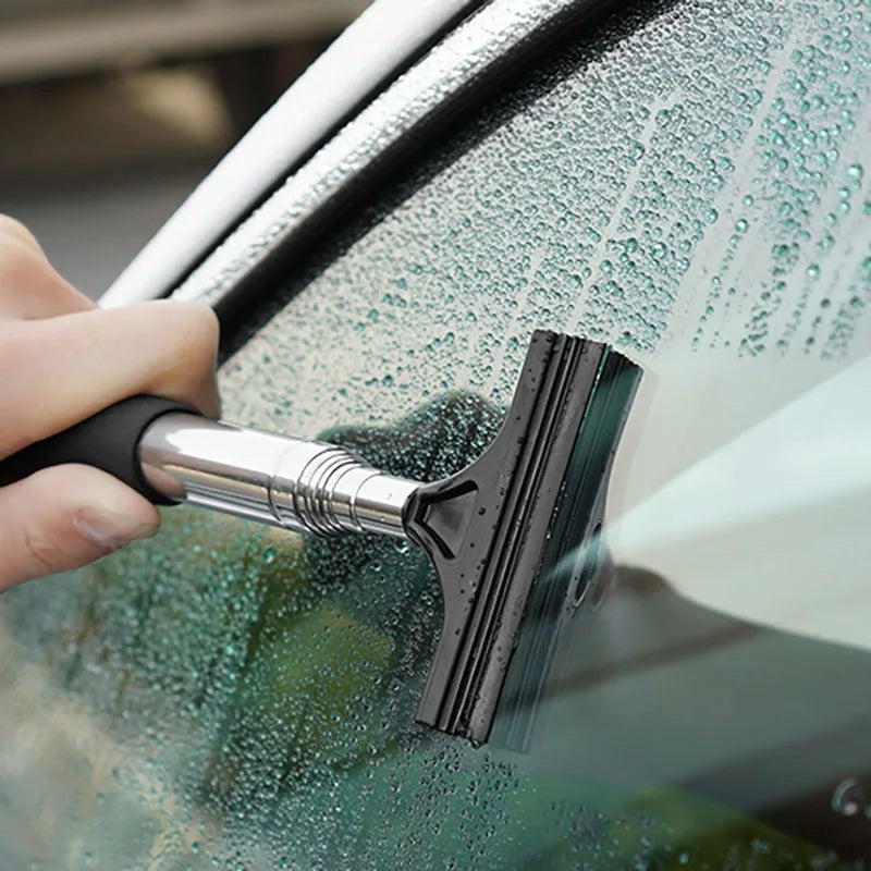 Outil de nettoyage d'essuie-glace de rétroviseur de voiture, nettoyeur de brouillard de verre automobile, grattoir, accessoires de voiture, brosse de nettoyage de vitres télescopique