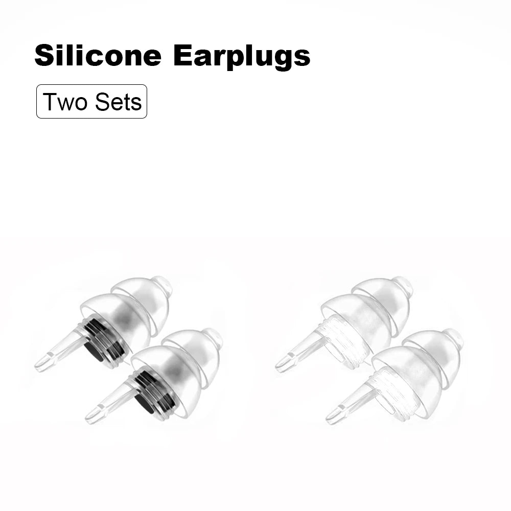 HUAK 2 ensembles de bouchons d'oreilles pour moto – Silicone haute fidélité réutilisables, étanche IPX8 pour la natation et les voyages