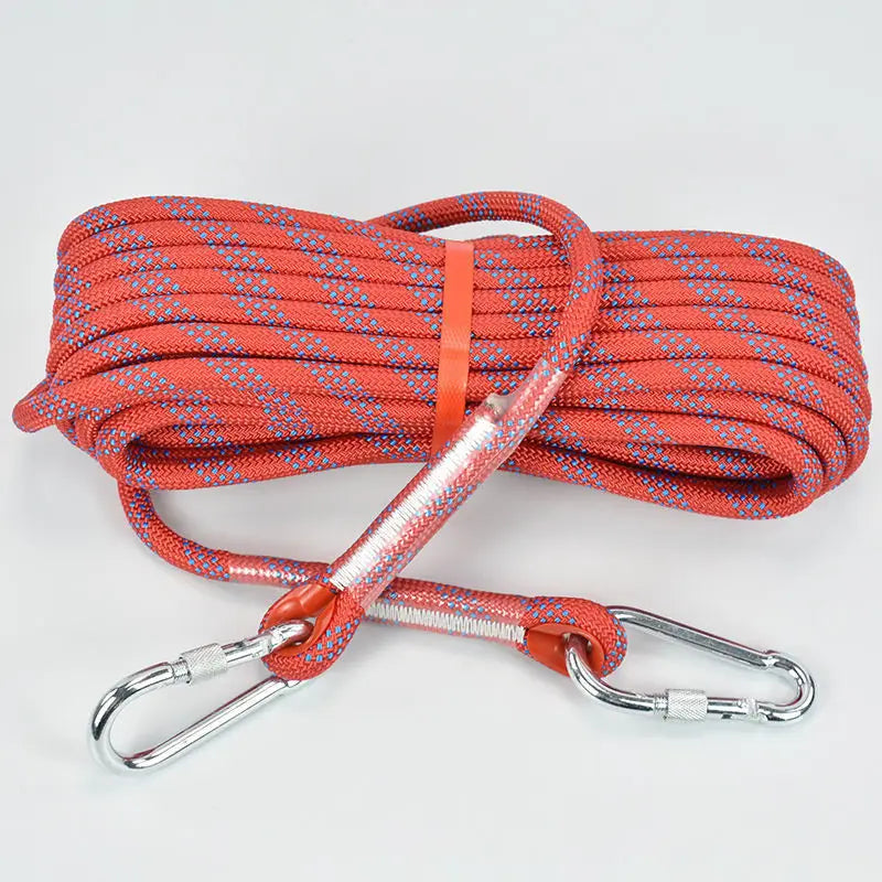 Corde de sécurité pour l'alpinisme en extérieur, corde de descente lente pour opérations en haute altitude, corde de sauvetage spéciale en polyester résistant à l'usure