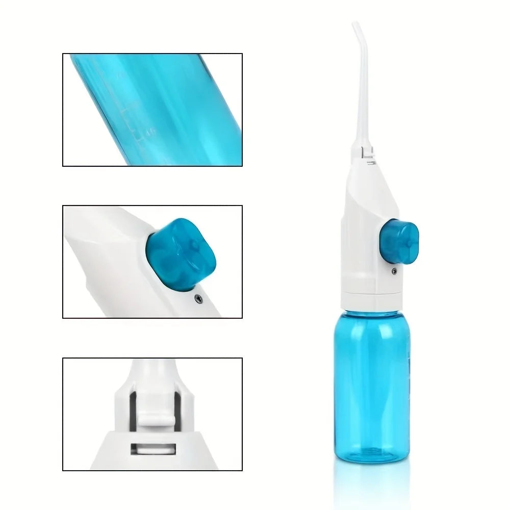 Hydropulseur buccal haute pression portable pour usage domestique, nettoyage des dents à l'eau, fil dentaire manuel, cure-dents