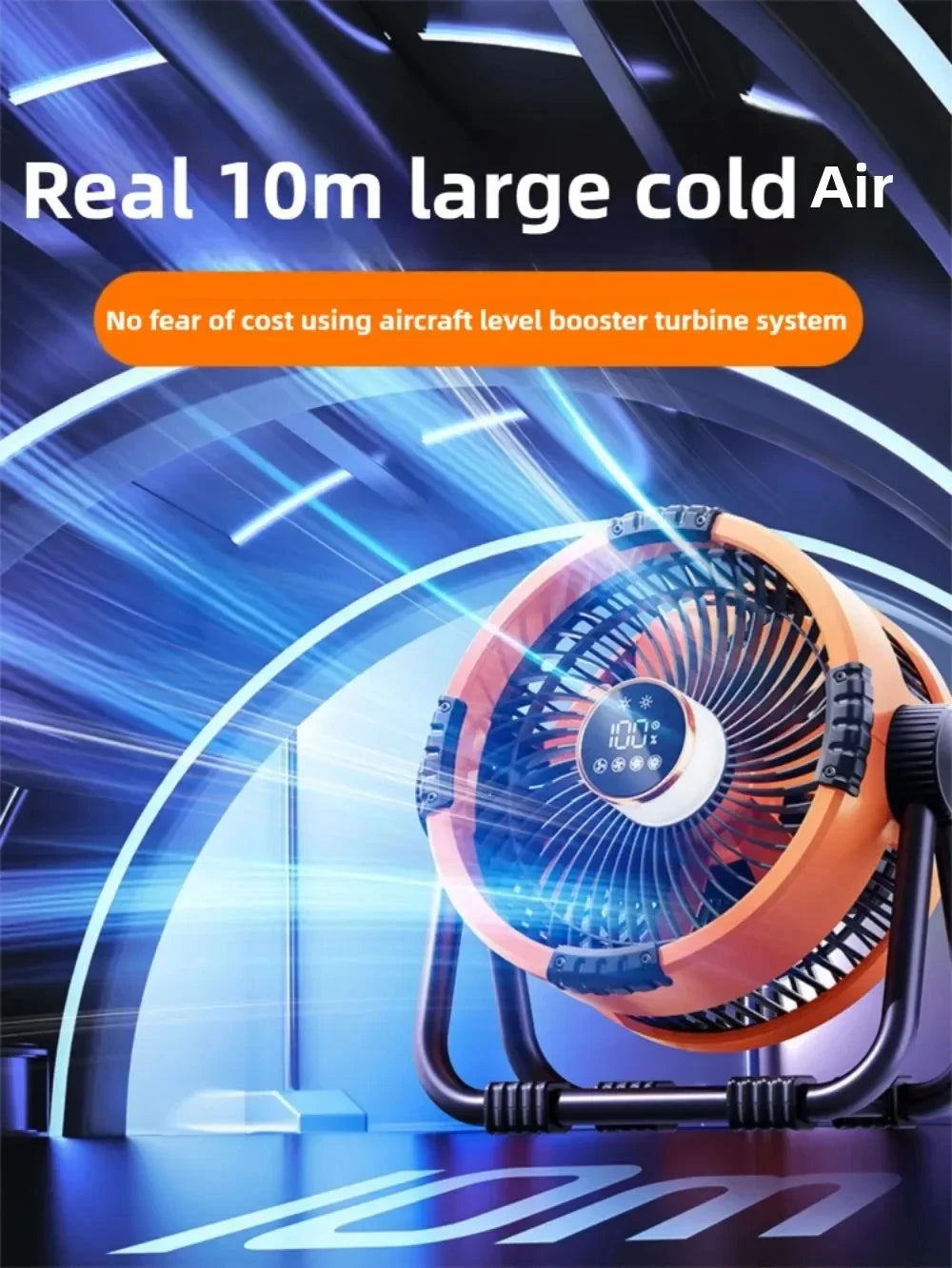 Ventilateur de Camping multifonctionnel en plein air, ventilateur de plafond Rechargeable avec veilleuse à 3 vitesses et ventilateur Portable avec batterie externe