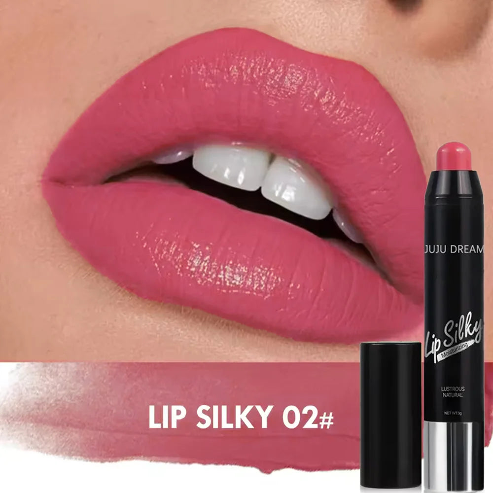 Rouge à lèvres mat en stylo, 4 couleurs, waterproof longue tenue, application facile, ne s'estompe pas, maquillage des lèvres multi-looks, unisexe, sûr et certifié
