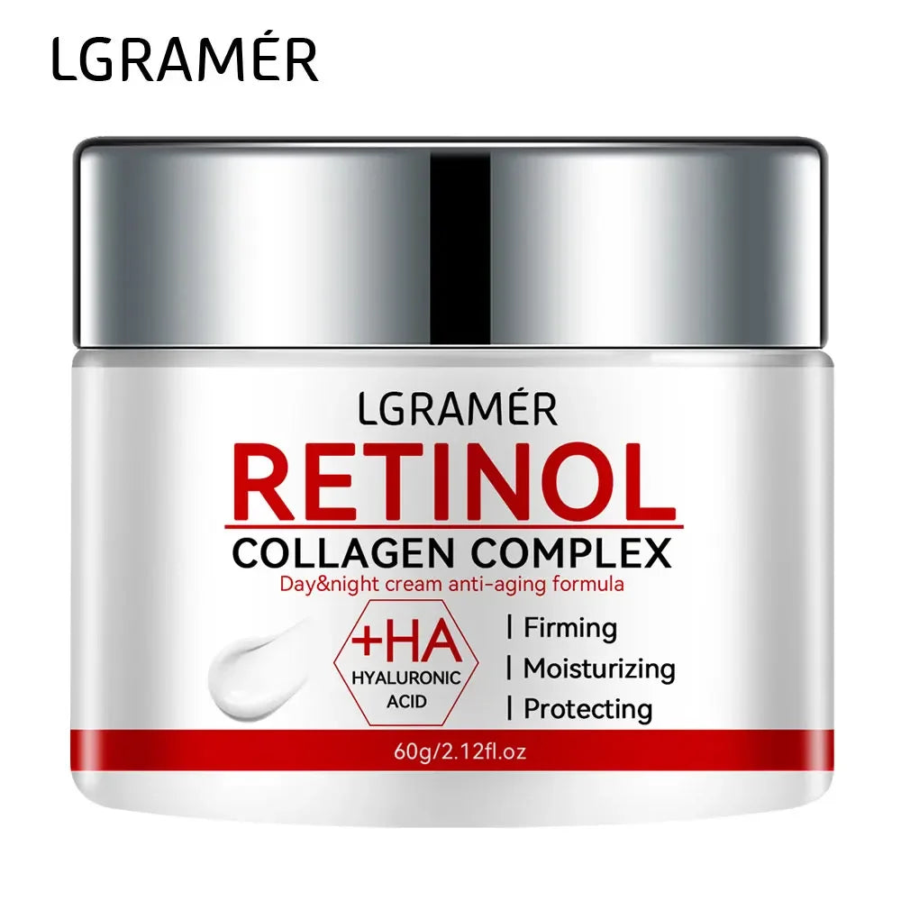 Crème raffermissante au rétinol lifting collagène rides lisses crème visage pour hydratant blanchiment égayant la peau