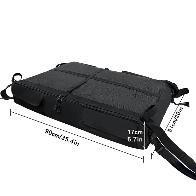 Sacs de stockage pour bateaux de kits d'évacuation en cas d'inondation, gilets de sauvetage, sac de rangement T-top avec corde élastique, sac de rangement étanche en tissu Oxford 600D grande capacité