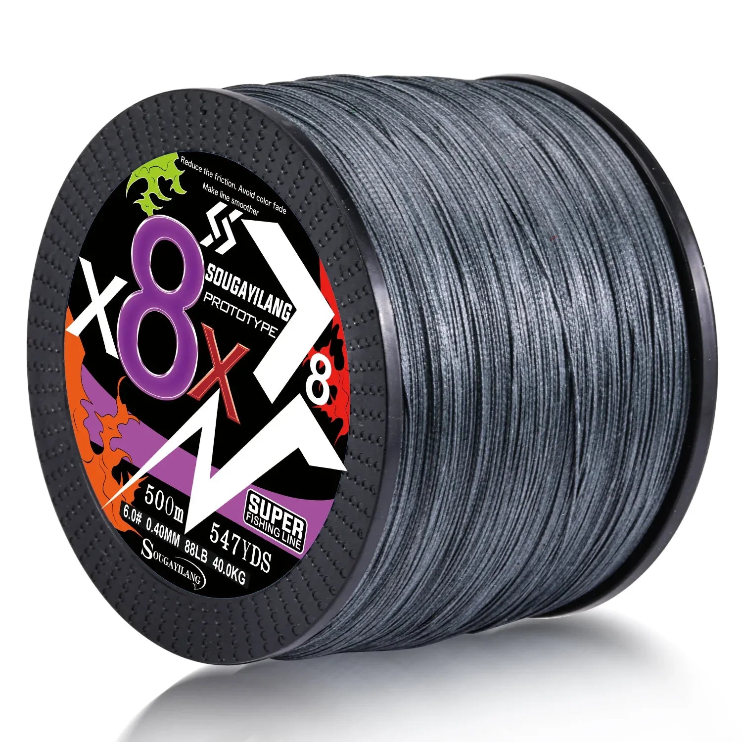 Sougayilang – ligne de pêche tressée X4 X8, 100/300/500 Max, ligne PE Multifilament, pour bar, brochet, carpe, accessoires de pêche