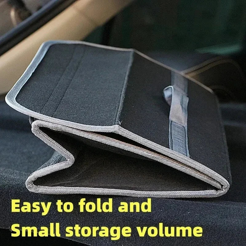Organisateur de coffre de voiture pliable, poignée ergonomique, pour suv/berlines/camions, tissu durable, 1 paquet