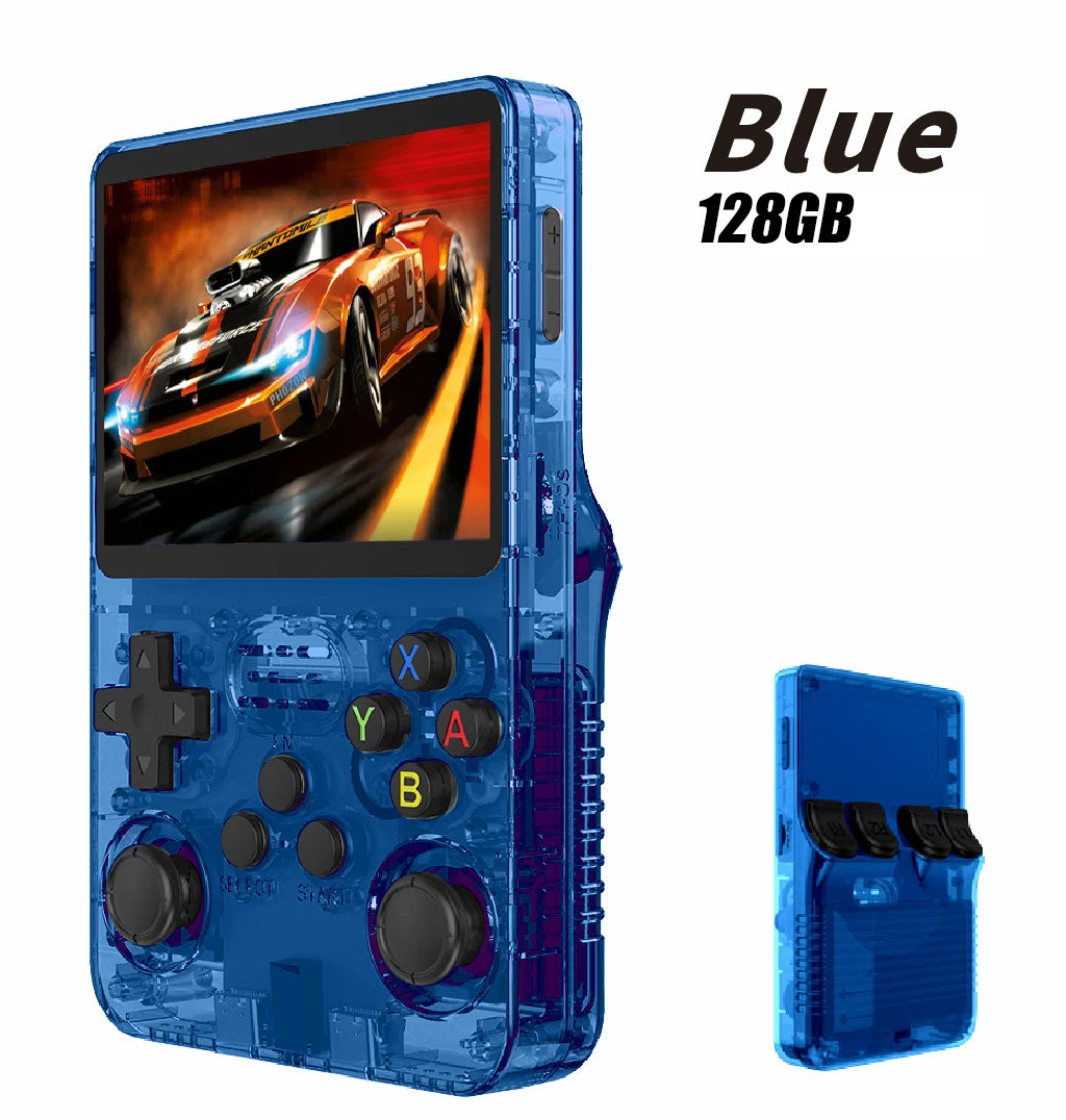 Console de jeu vidéo portable rétro R36S, système Linux, écran IPS de 3,5 pouces, lecteur portable, jeux de 64 Go, plusieurs couleurs sont disponibles