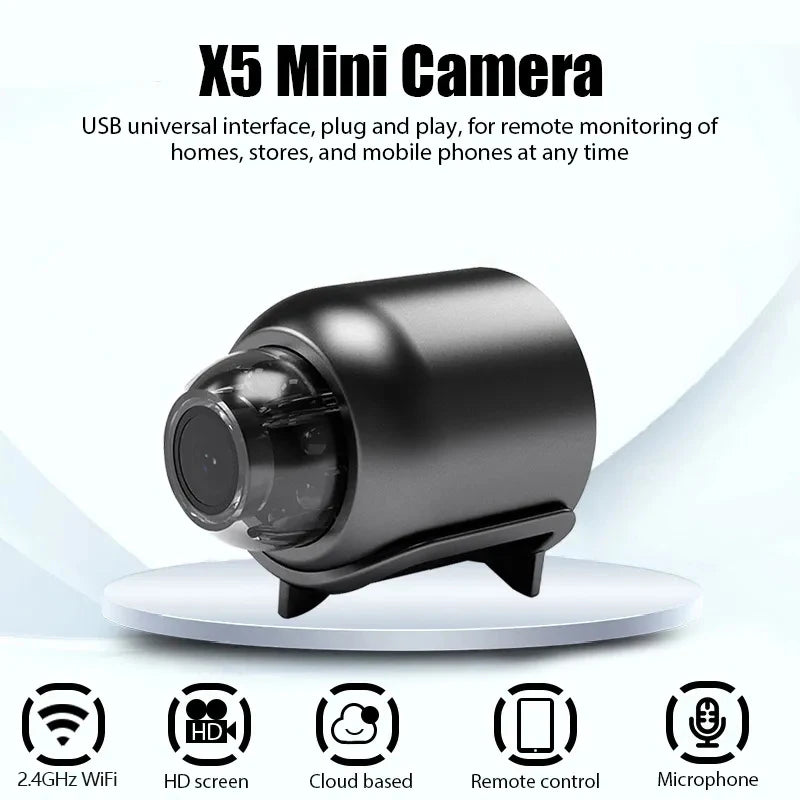 Webcam WiFi 1080P HD, caméra de sécurité intérieure IP IR, vision nocturne, enregistreur vidéo, antivol, moniteur à distance, usbcamera