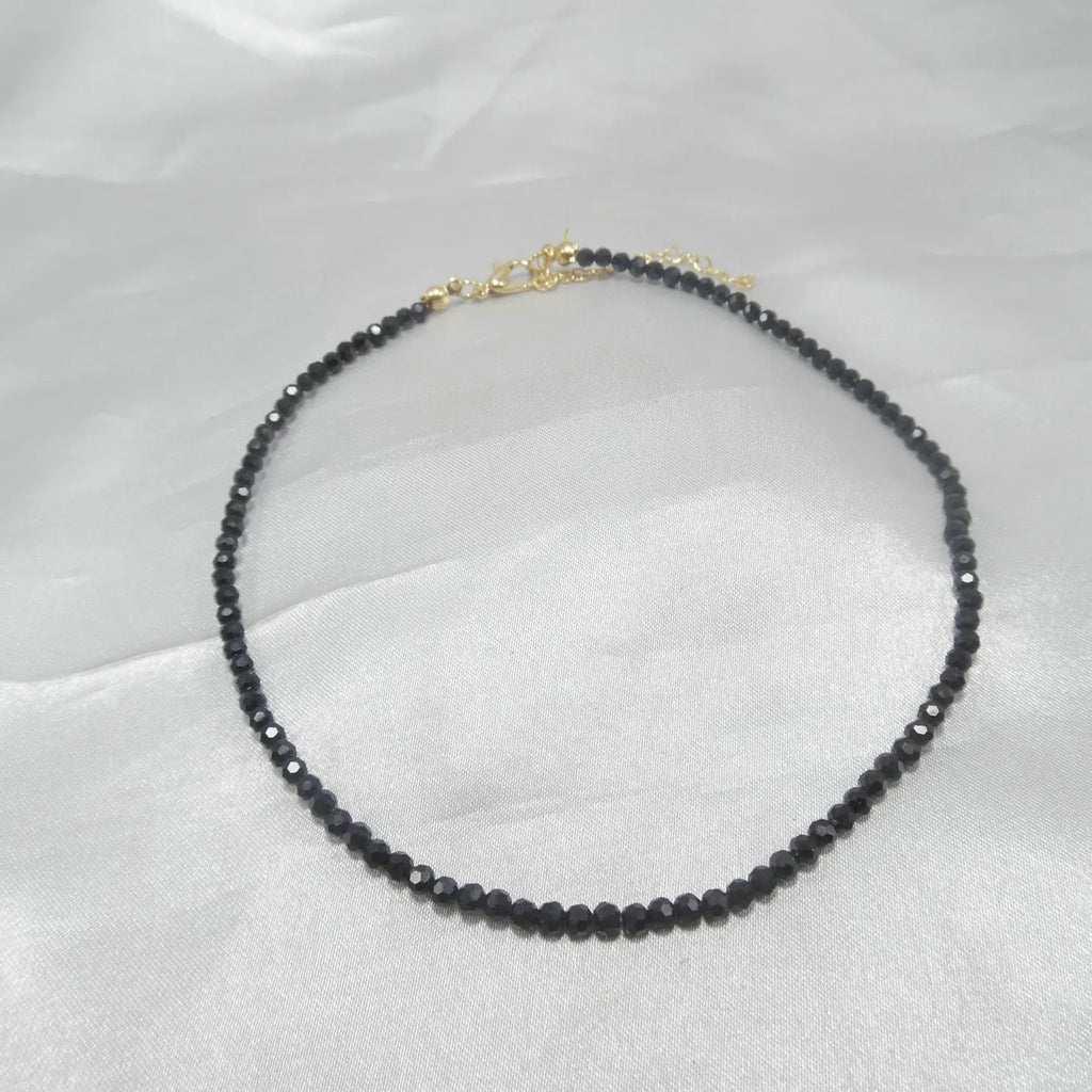 Marque de mode Simple perles noires collier court Femme dames tour de cou pour les femmes bijoux de fête