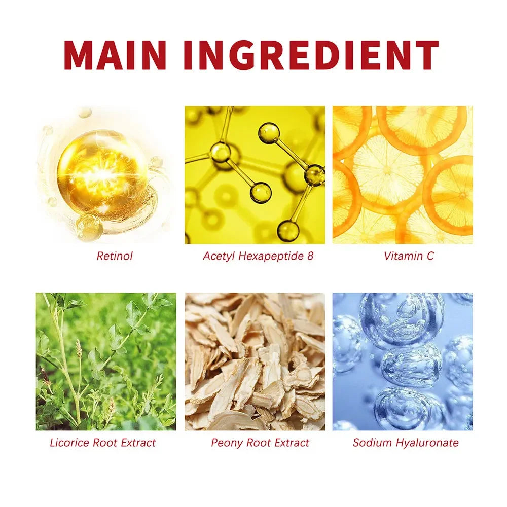 Crème raffermissante au rétinol lifting collagène rides lisses crème visage pour hydratant blanchiment égayant la peau