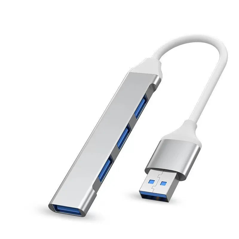 USB HUB Extender 4 Port Splitter Adapter OTG Docking Station For Phone Macbook Pro 13 15 Air PC Laptop Computer Hub