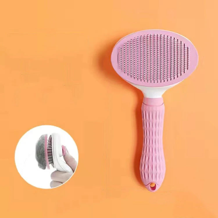 Brosse à poils de chien pour animaux de compagnie, peigne pour chat, toilettage et soins, peigne en acier inoxydable pour poils longs, nettoyage des chiens, accessoires pour animaux de compagnie