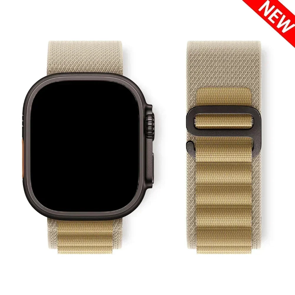 Boucle alpine pour bracelet de montre Apple ultra 2 49mm série 10 9 8 7 6 SE 5 4 46mm 42mm 40-44mm 45mm 41mm bracelet de sport g-crochet iwatch 10