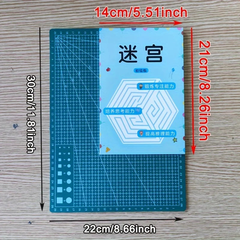 Children Maze Game Book Student Concentration Training Intellectual Development Educational Early Learning Toys Kids Gifts