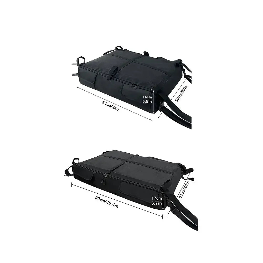 Sacs de stockage pour bateaux de kits d'évacuation en cas d'inondation, gilets de sauvetage, sac de rangement T-top avec corde élastique, sac de rangement étanche en tissu Oxford 600D grande capacité