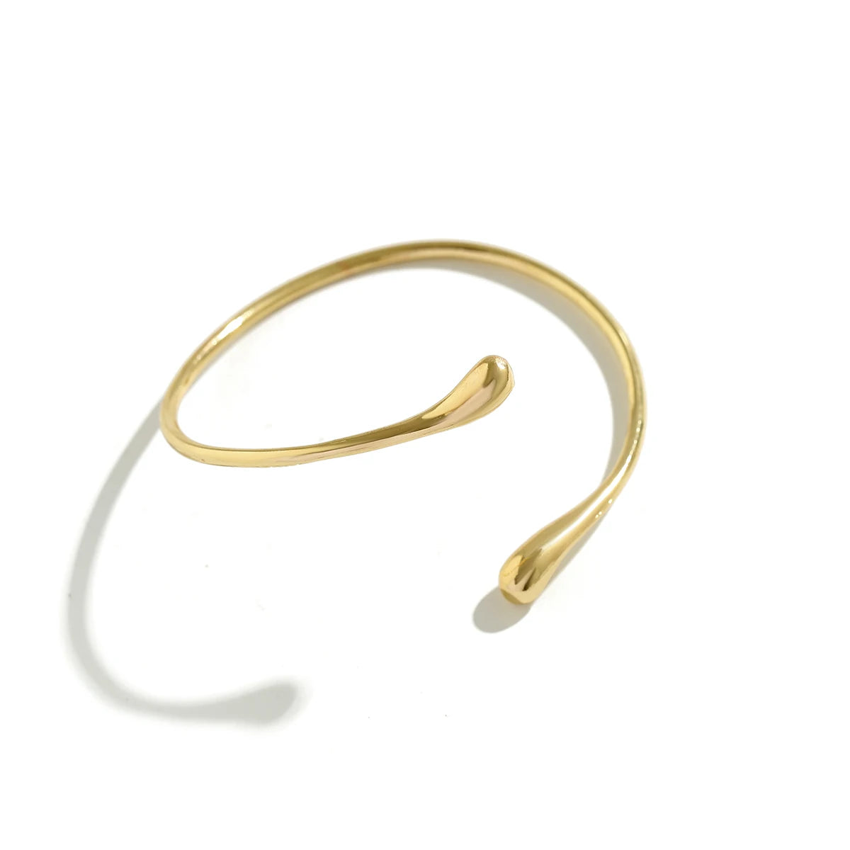Ingemark – bracelets Vintage simples en forme de goutte d'eau pour femmes, manchette ouverte, tendance Goth, bras géométrique, bijoux esthétiques, cadeau, nouveau, 2024