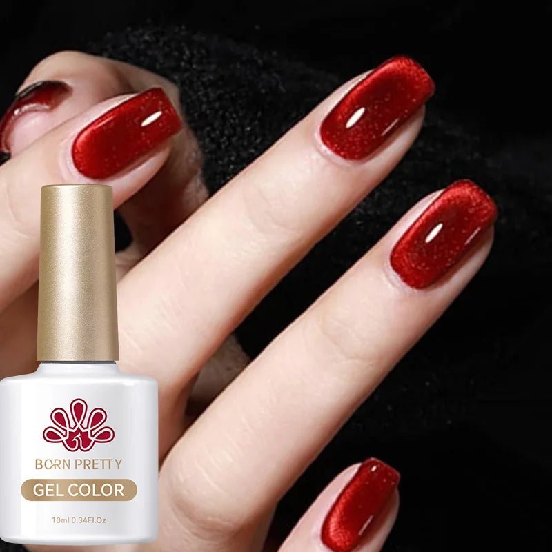 Vernis à ongles magnétique gel BORN PRETTY 10 ml Argent Clair de Couleur Chat - Accessoires pour les ongles - Vernis semi-permanent pour ongles d'automne et d'hiver