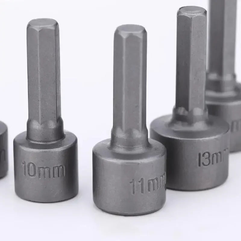 Jeu de douilles hexagonales 5mm-13mm, 9 pièces, tournevis à écrou, embouts, buses à manchon, outils Schroevendraaier, clés à douille pour la réparation du bricolage