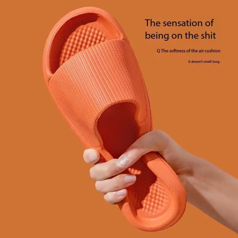 Soft Sole Massage Shower Shoes for Women Men Couples Waterproof Non-slip Home Leisure Fashion Bathroom Slippers
